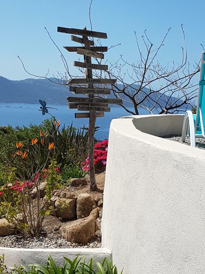 Residence U Melu Grand T3 Jaune A L'Etage Tiuccia Bagian luar foto