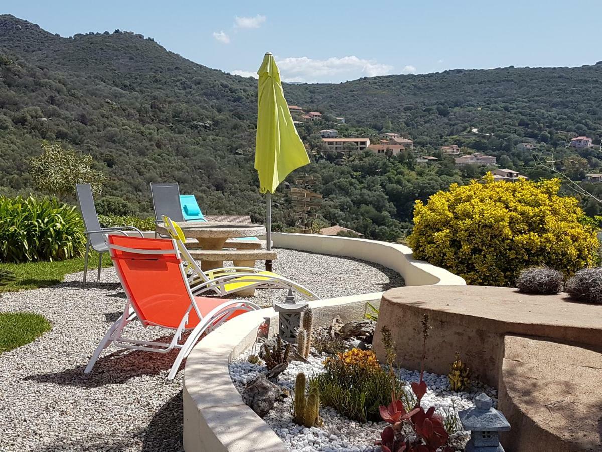 Residence U Melu Grand T3 Jaune A L'Etage Tiuccia Bagian luar foto