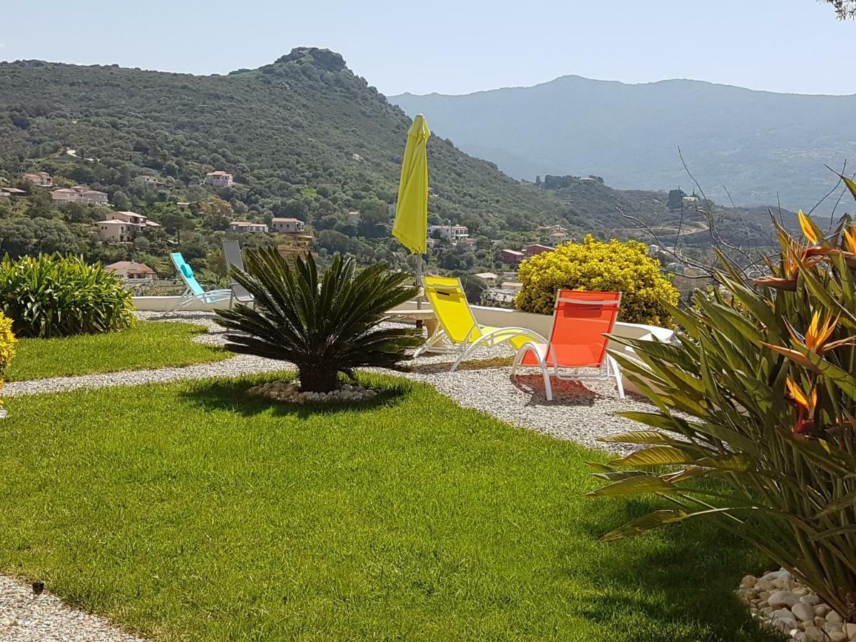 Residence U Melu Grand T3 Jaune A L'Etage Tiuccia Bagian luar foto